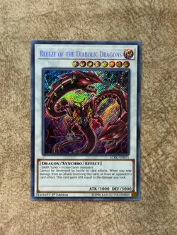 Beelze of the Diabolic Dragons LCKC-EN071 Yu-Gi-Oh 1st Edition NM - Image 1