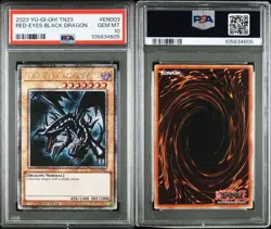 Yu-Gi-Oh! EU English version Red-Eyes Black Dragon 25th TIN psa10 - Image 1