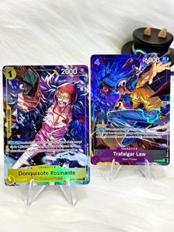 Rosinante & Trafalgar Law Illustration Box Volume 6 Promos OP12-108 & P-093 - Image 1