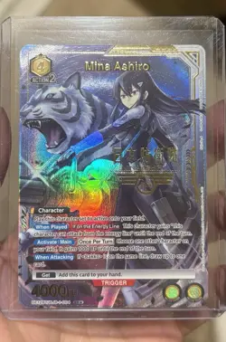 UNION ARENA UA28BT/KJ8-1-004 Mina Ashiro SR Parallel Kaiju No. 8 NM - Image 1