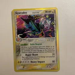 Gyarados Delta Species 8/110 Reverse Holo EX Holon Phantoms Pokemon Card HP - Image 1