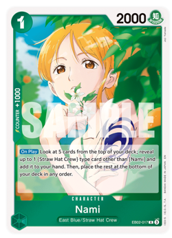 Nami EB02-017 R Anime 25th Collection - ONE PIECE Card Game English - Image 1