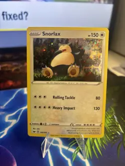 Snorlax 140/202 - Sword & Shield Promo - Cosmos Holo Pokemon Card - Image 1