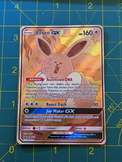 Eevee GX SM233 Sm Holo RARE GX FULL ART CARD! - Image 1