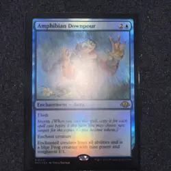 Amphibian Downpour [Modern Horizons 3] Prerelease Promo. Near Mint - Image 1