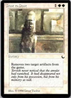MTG Magic the Gathering Dust to Dust The Dark Played See Scan E - Image 1