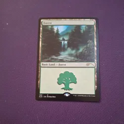 MTG - Forest 109 - Secret Lair Happy Little Gathering (Bob Ross) - Image 1