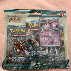 2013 Pokemon Portuguese Plasma Freeze Weezing Factory Sealed Triple Blister - Image 1