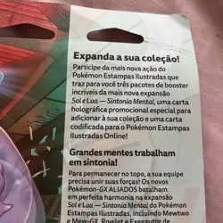 Pokemon TCG: Sun & Moon Unified Minds Triple Pack Stakataka PORTUGUESE Version - Image 4