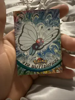 Pokemon TCG Butterfree #12 Topps TV Animation Blue Label Lp - Image 1
