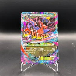 M Garchomp EX XY Promos XYPR 168 Pokemon TCG English Excellent Black Star Promo - Image 1