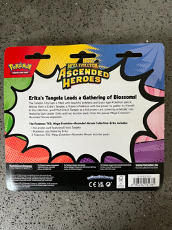 Pokemon TCG | Ascended Heroes | 2-Pack Blister | Erika’s Tangela Promo. - Image 2