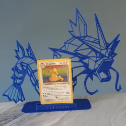 Pokemon TCG Dragonite Holo Rare 4/62 Fossil Set Unlimited Card WOTC 1999 Vintage - Image 1