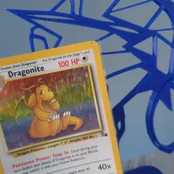 Pokemon TCG Dragonite Holo Rare 4/62 Fossil Set Unlimited Card WOTC 1999 Vintage - Image 5