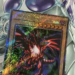 Red-Eyes Black Dragon 8th Art 1st Ed Platinum Secret Rare RA04-EN109 Yu-Gi-Oh - Image 2