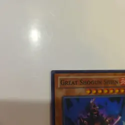 Yugioh Great Shogun Shien STON-EN013 Super Rare 1st Ed NM - Image 2
