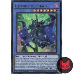 Yugioh Illusion of Chaos RA02-EN020 Ultra Rare 1st Edition NM - Image 1