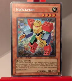 Heavily Played, English Yu Gi Oh Blockman - DPK-ENSE1 - Secret Rare - Limited Ed - Image 1