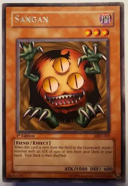 Yu-Gi-Oh! Sangan MRD-069 Metal Raiders 1st Ed Original Vintage 2002 Near Mint - Image 1