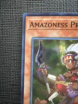 Yu-Gi-Oh! TCG Amazoness Princess 1st Edition Super Rare LEDU-EN008 NM - Image 2