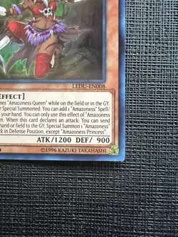 Yu-Gi-Oh! TCG Amazoness Princess 1st Edition Super Rare LEDU-EN008 NM - Image 4