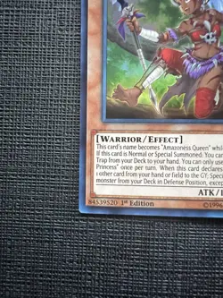 Yu-Gi-Oh! TCG Amazoness Princess 1st Edition Super Rare LEDU-EN008 NM - Image 5