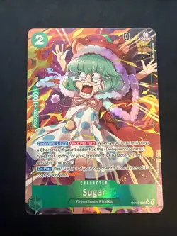 Sugar Alt Art OP04-024 M PF OPTCG One Piece Kingdoms Of Intrigue - Image 1