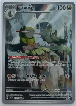 Pokemon Card | Fraxure 077/064 Shrouded Fable Illustration Rare Card - Image 1