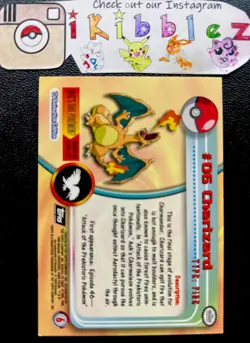 Charizard #6 NM Non Holo Vintage Topps Black Label Pokemon Card. Fast Shipping! - Image 2