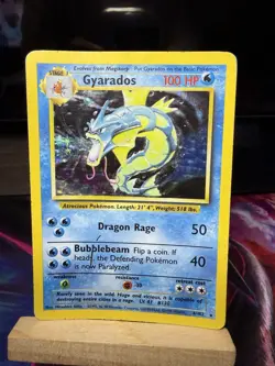 1999 Wizards Gyardos Holo Pokemon Trading Card Base Set 6/102 - Image 1