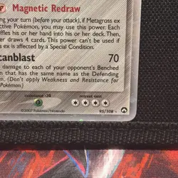Pokemon Metagross EX Ultra Rare Holo Power Keepers 95/108 Card English NM/LP - Image 4