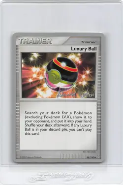 LUXURY BALL 86/100 - NON-HOLO - Pokemon Card - 2009 World Championships - NM/LP - Image 1