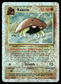 Pokemon Cards Kabuto 48/110 Reverse Holo Legendary Collection WOTC Uncommon HP - Image 1