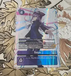 Digimon Card Game Sayo BT22-102 SEC Cyber Eden - Image 1
