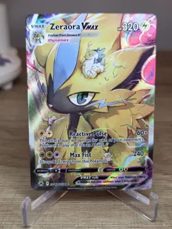 Zeraora VMAX Galarian Gallery Ultra Rare Crown Zenith GG42/GG70 Pokemon Card NM - Image 3