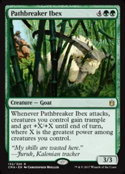 MTG Pathbreaker Ibex, NM-Mint, English Commander Anthology - Image 1