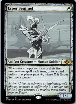Esper Sentinel (Showcase) 328 Modern Horizons 2 NM FOIL MTG - Image 1