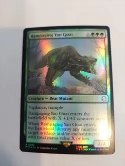 Rampaging Yao Guai Universes Beyond: Fallout Foil - Image 1