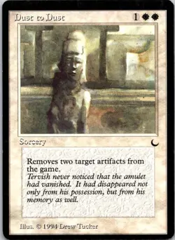 MTG Magic the Gathering Dust to Dust The Dark Played See Scan B - Image 1