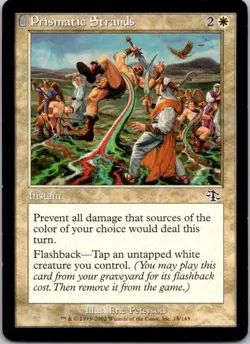 MTG Magic The Gathering Prismatic Strands Judgement Played See Scan A - Image 1