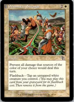 MTG Magic The Gathering Prismatic Strands Judgement Played See Scan C - Image 1