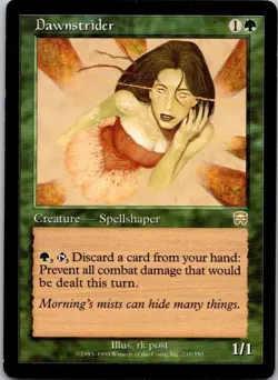 MTG Magic the Gathering Dawnstrider Mercadian Masques Played See Scan A - Image 1