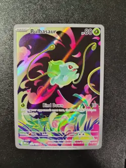 Pokemon TCG Bulbasaur Mega Evolutions 133/132 Illustration Card - Image 1