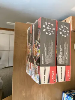 4 Pokemon Prismatic Evolutions Surprise Box And Booster Bundle Sealed - Image 3