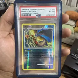 Pokemon TCG Milotic Shiny Holo Rare Supreme Victors SH7-12 Reverse Holo PSA 6 - Image 1