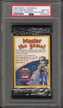 Psa 10 Sealed Cello Pokemon Pack WOTC Master The Game Mewtwo Black Star Promo - Image 1