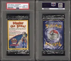 Psa 10 Sealed Cello Pokemon Pack WOTC Master The Game Mewtwo Black Star Promo - Image 3