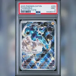 PSA 9 - Pokemon TCG Thundurus SVP 209 Black Star Promo - Image 1