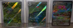 Pokemon 151 Bulbasaur 166 Ivysaur 167 Venusaur ex 198 FA Evo Line NM - Image 1