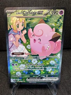 Lillie's Clefairy ex 184/159 Journey Together Pokemon NM - Image 1